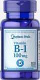 Puritan's Pride Vitamin B1 100 mg Vegetarian Formula 100 Tabletten 1670