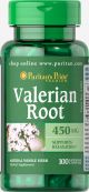 Puritan's Pride Valerian Root 450 mg 100 capsules 3390
