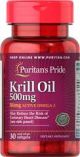 Puritan's Pride Krill Oil 500 mg 30 Softgels 53538