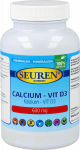 Seuren Nutrients Kalzium / Calcium 600 mg D3 100 Tabletten