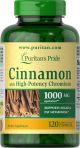 Puritan's Pride Cinnamon Complex mit hochwirksamem Chromium 1000 mg 60 Kapseln 15061