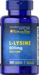 Puritan's Pride L Lysine 500 mg 100 Kapseln 12806