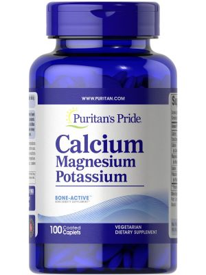 Puritan's Pride Calcium Magnesium Potassium 100 Tabletten 1990