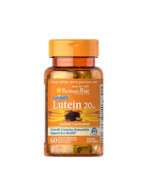 Puritan's Pride Lutein 20 mg 60 Softgels 4901