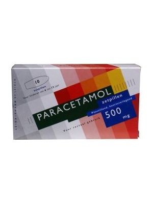 Paracetamol 500 mg 10 Zäpfchen Leidapharm