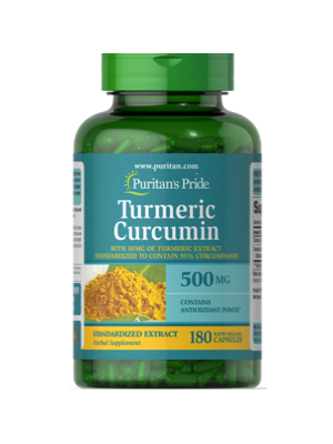 Puritan's Pride Turmeric Curcumin 500 mg 180 Kapseln 15419