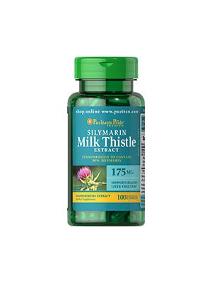 Puritan's Pride Silymarin Milk Thistle 175 mg 100 Kapseln 3491