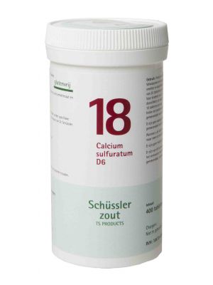 Schüssler salze Pflüger nr 18 Calcium Sulfuratum D6 400 Tablet glutenfrei