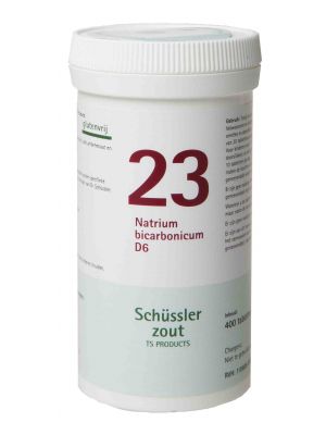 Schüssler salze Pflüger nr 23 Natrium Bicarbonicum D6 400 Tabletten Glutenfrei