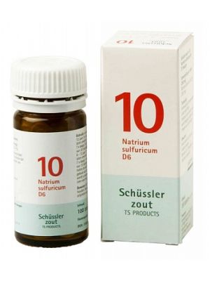 Schüssler salze Pflüger nr 10 Natrium Sulfuricum D6 100 Tablet glutenfrei