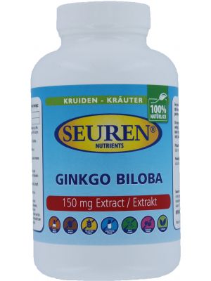 Seuren Nutrients Ginkgo Biloba Extrakt 150 mg 100 Kapseln