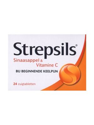 Strepsils Orange u Vitamin C 24 Lutschtabletten