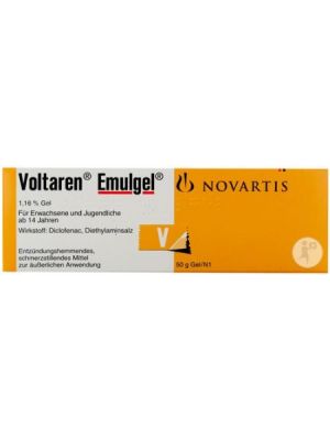 Novartis Voltaren gel 1,16% 100 gr gelb