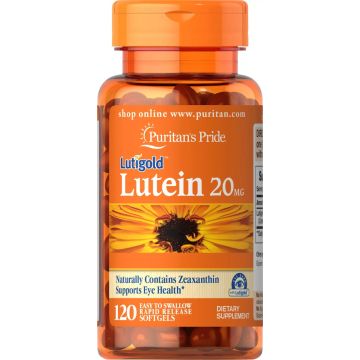 Puritan's Pride Lutein 20 mg 120 Softgels 4904