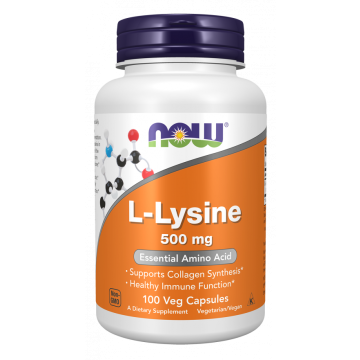 NOW L-Lysin 500 mg 100 Kapseln
