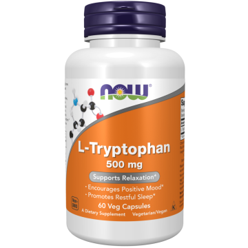 NOW L-Tryptophan 500 mg 60 Kapseln