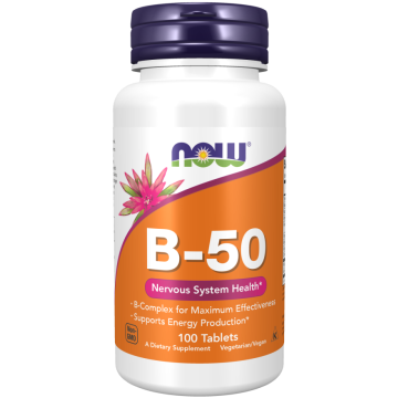NOW Vitamin B-50 100 Tabletten
