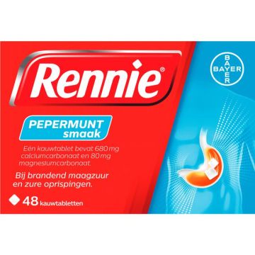 Rennie Pfefferminze 48 Kautabletten