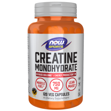 NOW Sports Creatine Monohydrate 750 mg 120 Kapseln