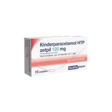 Healthypharm Paracetamol für Kinder 120 mg 10 Zäpfchen
