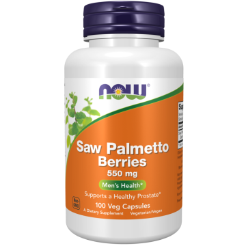 NOW Saw Palmetto Berries 550 mg 100 Kapseln