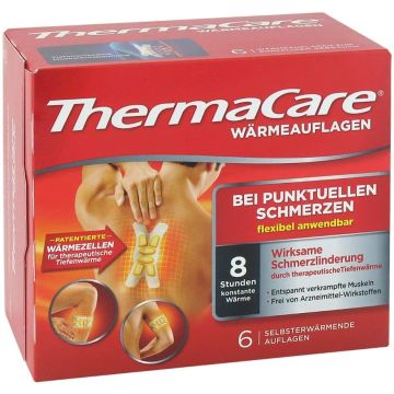 ThermaCare Nacken, 6 Stück, Wärmepflaster für Nacken, Schulter und Handgelenk, wirksam Nackenschmerzen lindern, NL