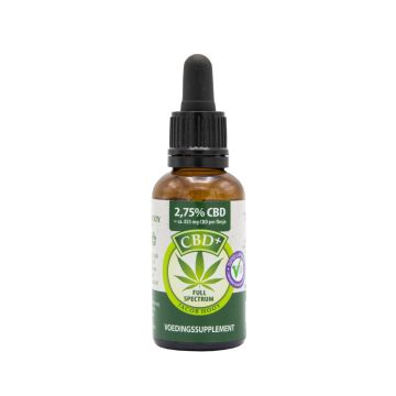 Jacob Hooy CBD 2,75% Naturöl CO2-extractie / Hanfsamenöl 30 ml