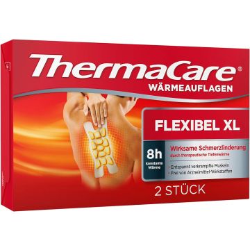 ThermaCare Wärmeauflagen für große Schmerzbereiche – Schmerzlindernde Wärmepads bei Muskelschmerzen & Verspannungen – Für Nacken, Schulter, Rücken oder Lenden – 2 Stück pro Packung