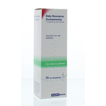 Healthypharm Baby-Nasenspray, Kochsalzlösung 15 ml