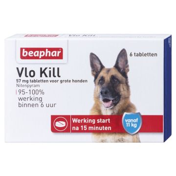 Beaphar Vlo Kill+ für Hunde ab 11 kg 6 Tabletten