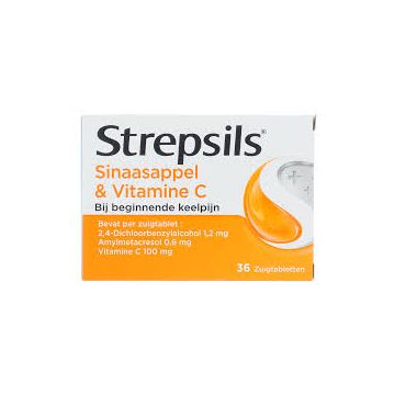 Strepsils Orange u Vitamin C 36 Lutschtabletten