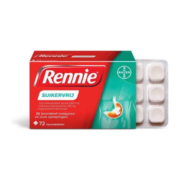 Rennie Zucker frei 72 Tabletten
