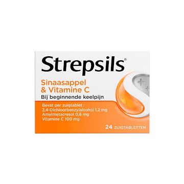 Strepsils Orange u Vitamin C 24 Lutschtabletten