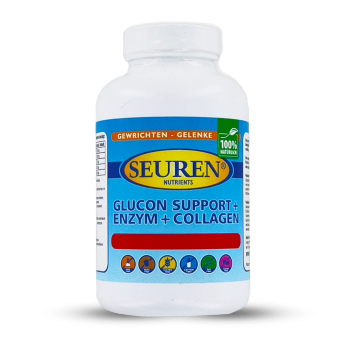 Seuren Nutrients Glucon support + Enzym + Collagen 200 Tabletten