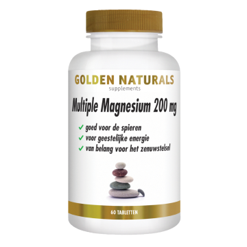 Golden Naturals Multiple Magnesium 200 mg 60 Tabletten