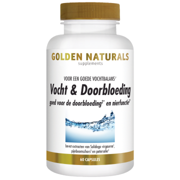 Golden Naturals Flüssigkeit & Durchblutung 60 Kapseln