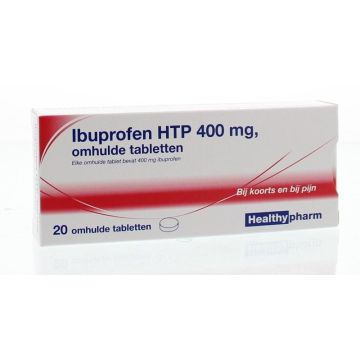 Healthypharm Ibuprofen HTP 400mg 20 überzogene Tabletten