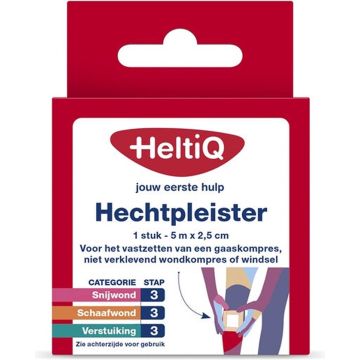 HeltiQ Heftpflaster 2,5 cm x 5 m 1 St.