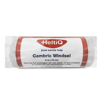 HeltiQ Cambric Binde 4 m x 8 cm 1 St.