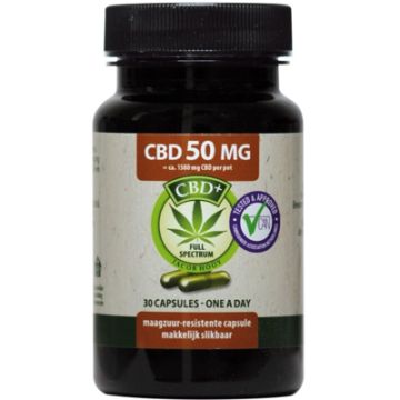 Jacob Hooy CBD+ cbd 50 mg 30 Kapseln