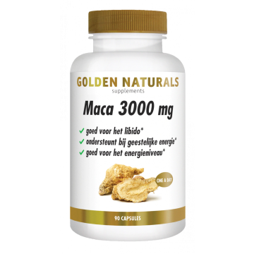 Golden Naturals Maca 3000 mg 90 Kapseln