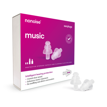 Nonoise - Musik - Festival - Ohrstöpsel - transparent