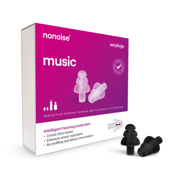 Nonoise - Musik - Festival - Ohrstöpsel - schwarz