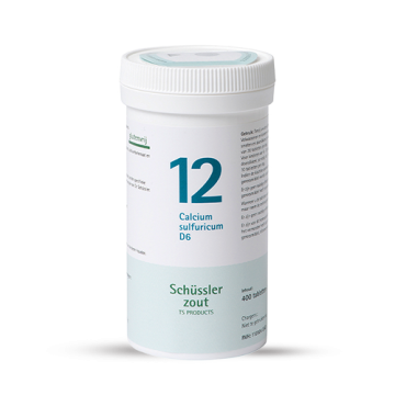 Schüssler salze Pflüger nr 12 Calcium Sulfuricum D6 400 Tablet glutenfrei