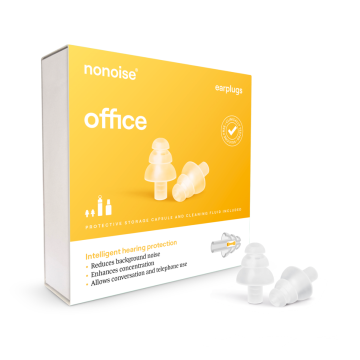 Nonoise - Office - Ohrstöpsel - Transparent