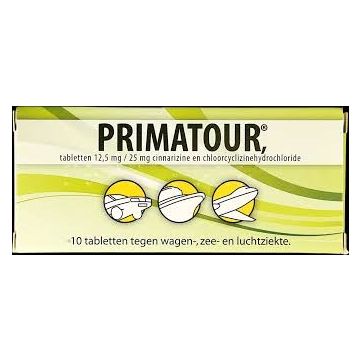 Primatour Reise-Tablet10 Tabletten Auto-, See- und Luftkrankheit.