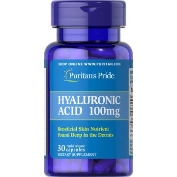 Puritan's Pride Hyaluronic Acid 100 mg 30 Kapseln 17687