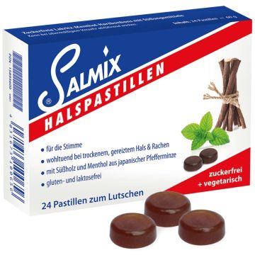 Salmix Halspastillen zuckerfrei 24 St
