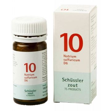 Schüssler salze Pflüger nr 10 Natrium Sulfuricum D6 100 Tablet glutenfrei Schüssler salze Pflüger nr 10 Natrium Sulfuricum D6 100 Tablet glutenfrei
