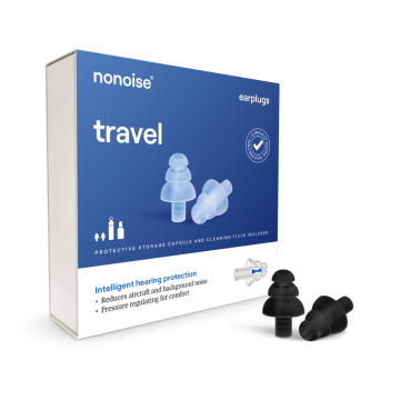 Nonoise - Reise - Ohrstöpsel - schwarz